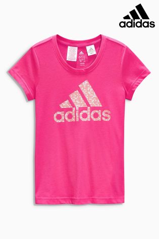 Pink adidas Logo T-Shirt